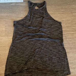 Grey High Neck Lululemon Tank Top